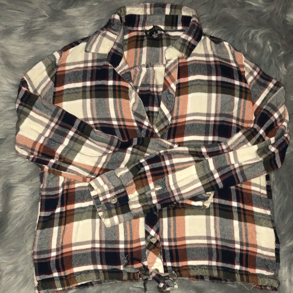 Cropped flannel - Picture 2 of 2